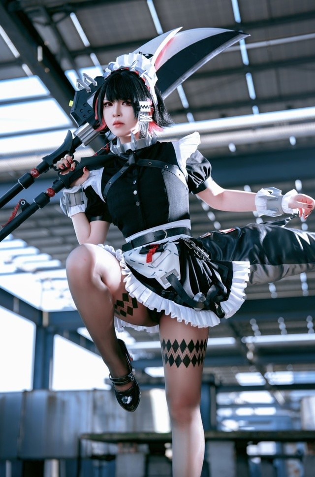 半半子cos《电锯人》EllenJoe鲨鱼恶魔 甜酷反差萌造型全解析 [48P-161MB]