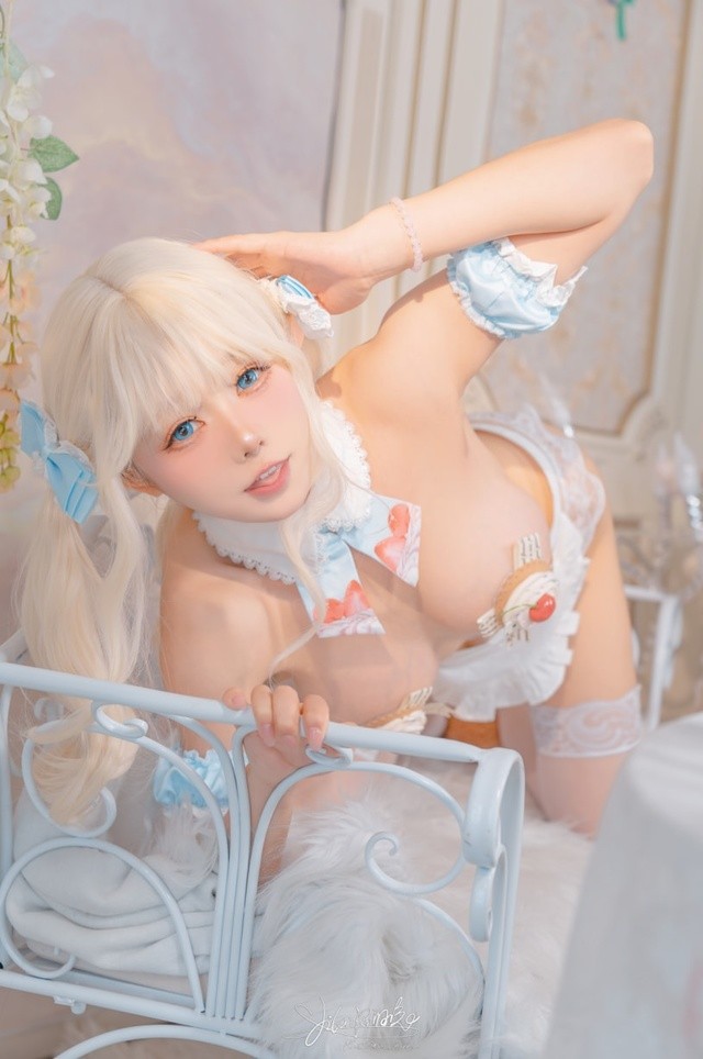 咬一口兔娘cos爱丽丝蛋糕特辑：甜系少女的梦幻童话风cosplay [57P-912MB]