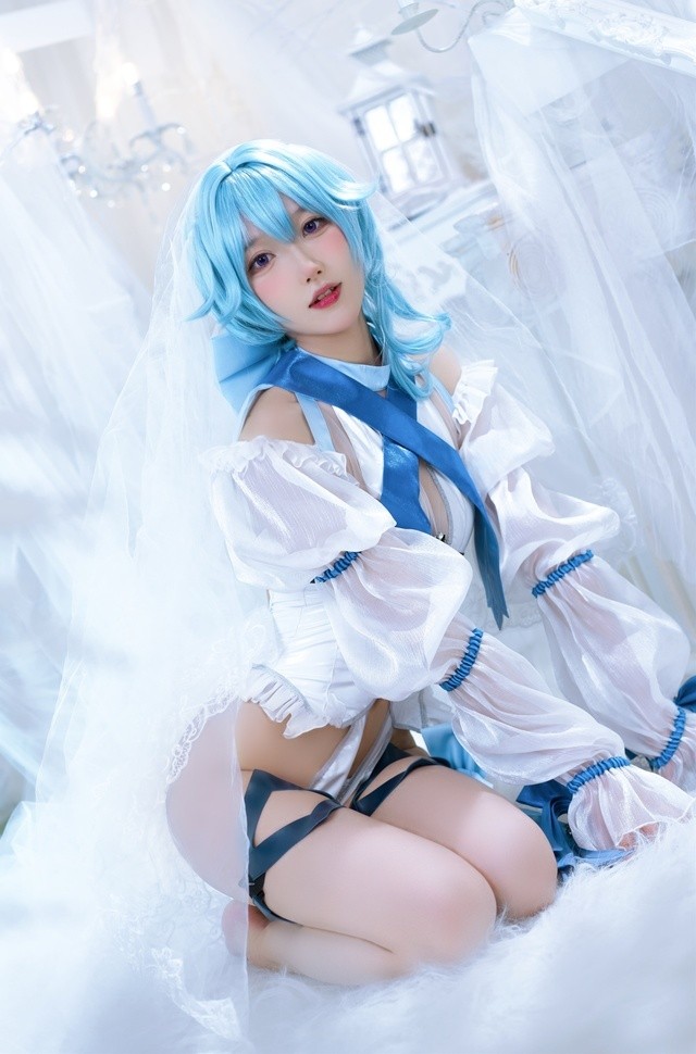 阿包也是兔娘《原神》优菈加冕图集：冰浪秘舞的劳伦斯末裔 [NO.097 28P-536MB]