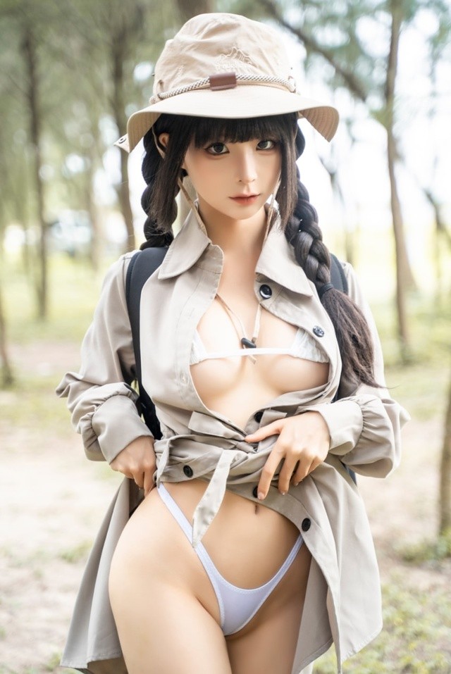 蠢沫沫露营主题cos全解析：甜美系少女与自然碰撞的327期神作[53P-763MB]